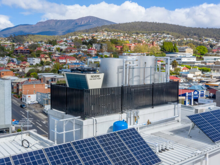 Revere CO2 Commercial Heat Pump at 126 Bathurst Street, Hobart