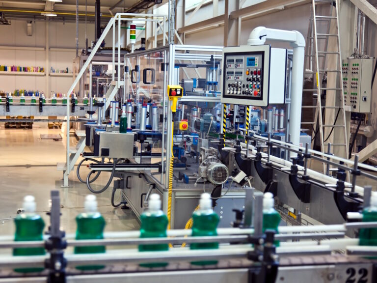 detergent bottling line